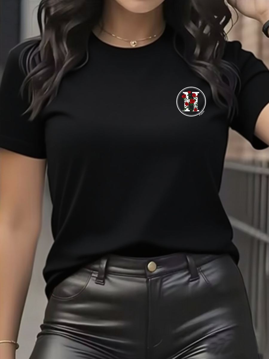 Women's T-Shirt Leisure Fashio - Women Streetwear Brand recension och pris