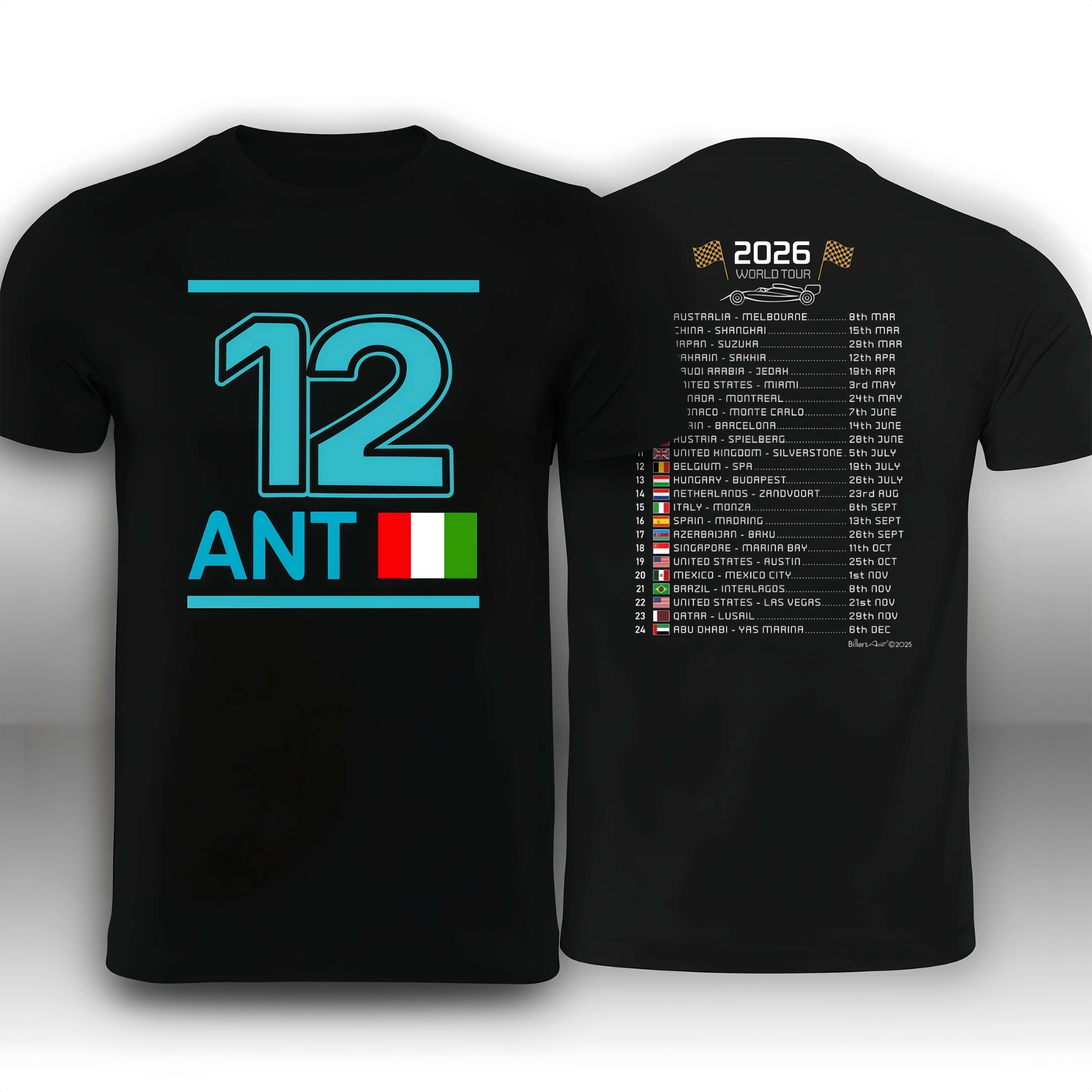 Kimi Antonelli #12 Team Brand  - Streetwear Brands 2026 recension och pris