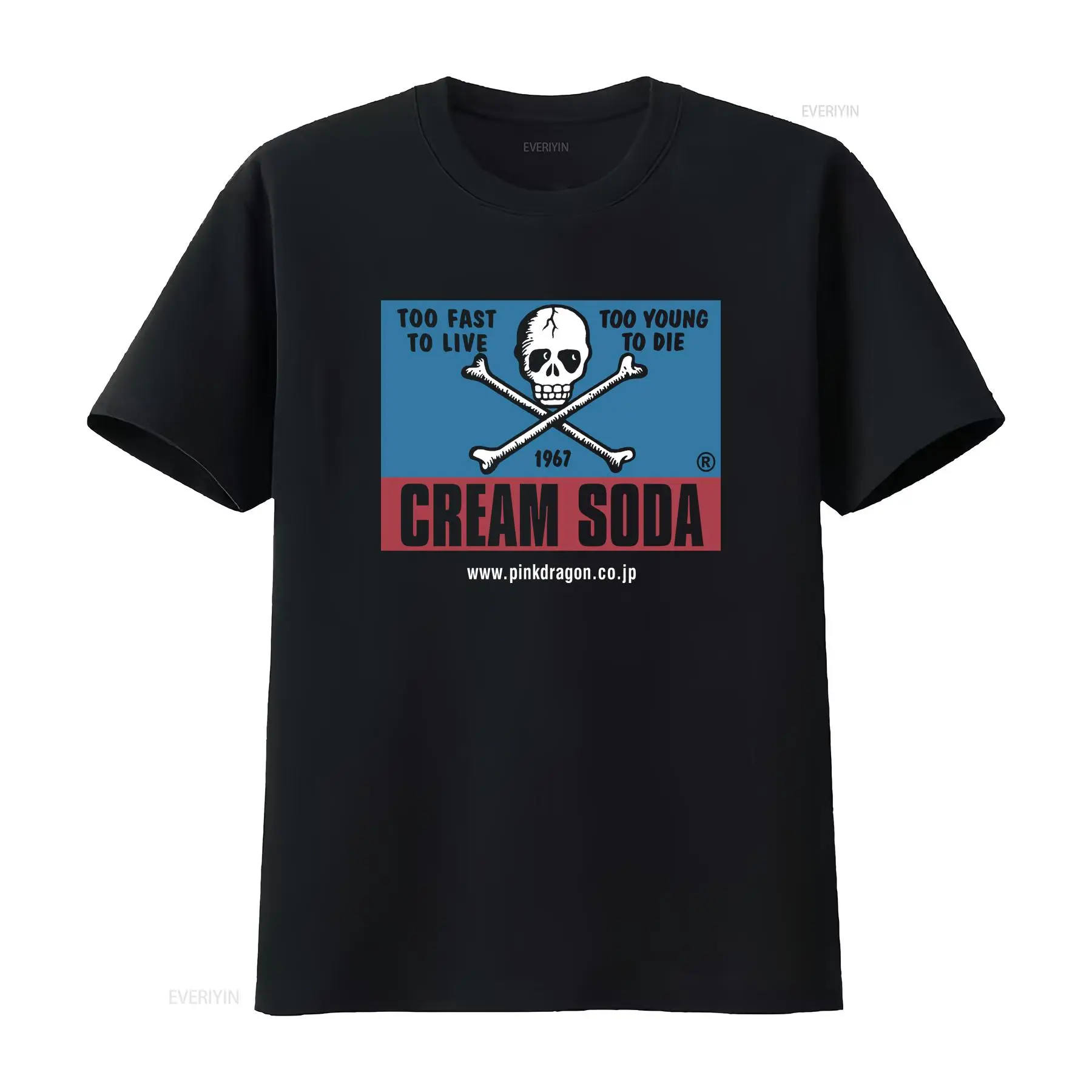 Vintage Cream Soda Skull Japan - Streetwear Brand Vintage recension och pris