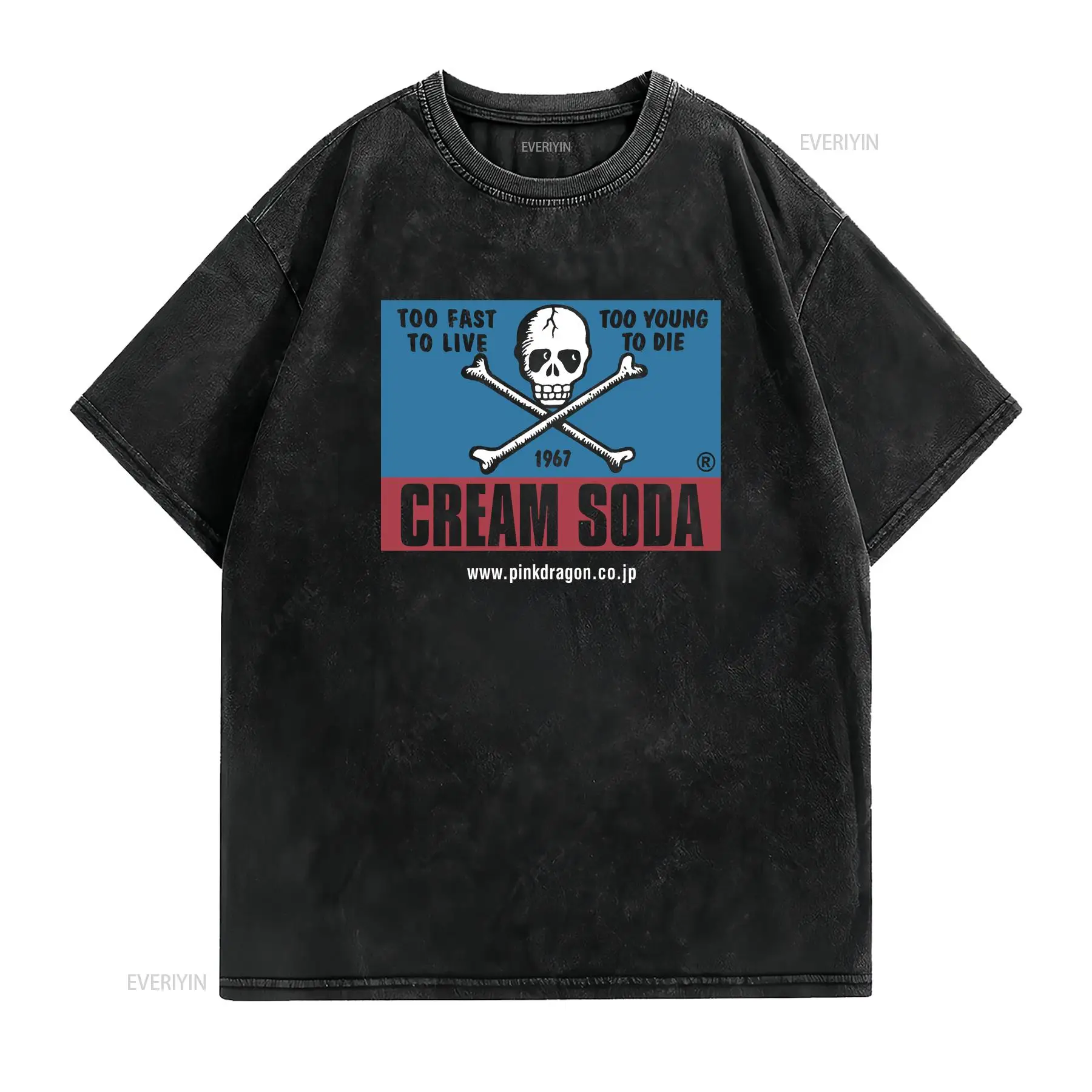 Vintage Cream Soda Skull Japan - Streetwear Brand Vintage recension och pris