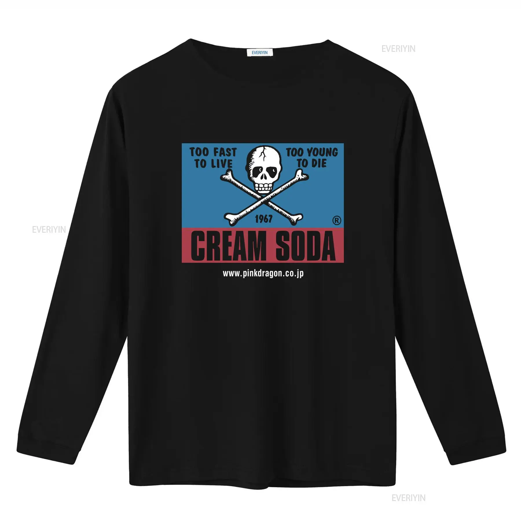 Vintage Cream Soda Skull Japan - Streetwear Brand Vintage recension och pris