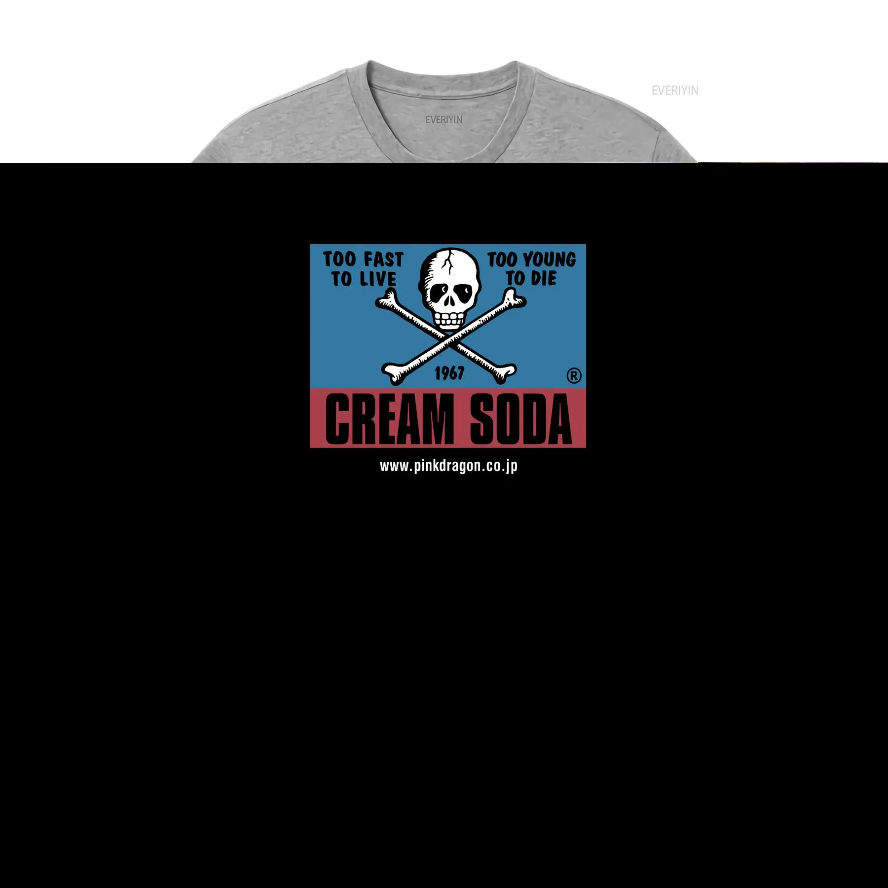 Vintage Cream Soda Skull Japan - Streetwear Brand Vintage recension och pris