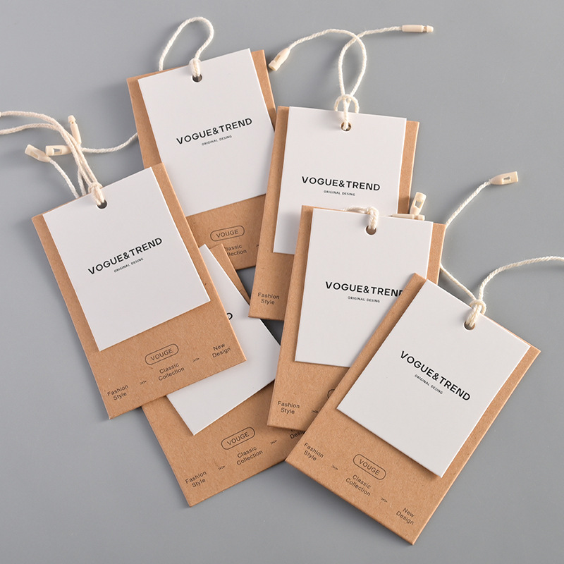 Custom Vintage Kraft Paper Han - Streetwear Brand Tags recension och pris