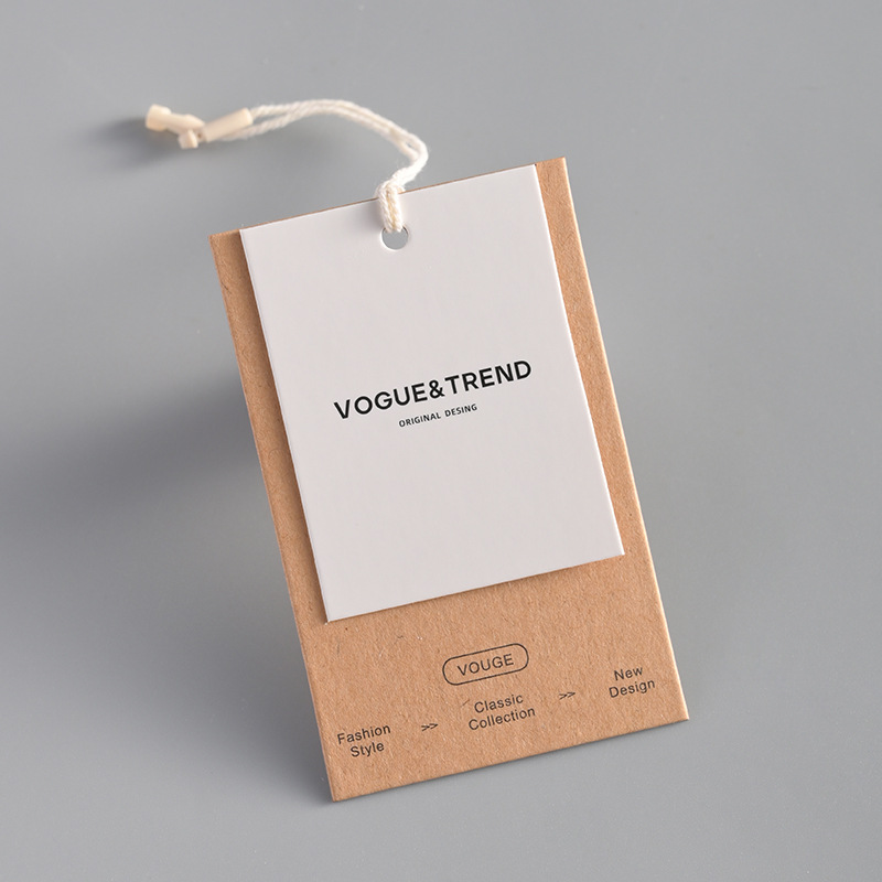 Custom Vintage Kraft Paper Han - Streetwear Brand Tags recension och pris